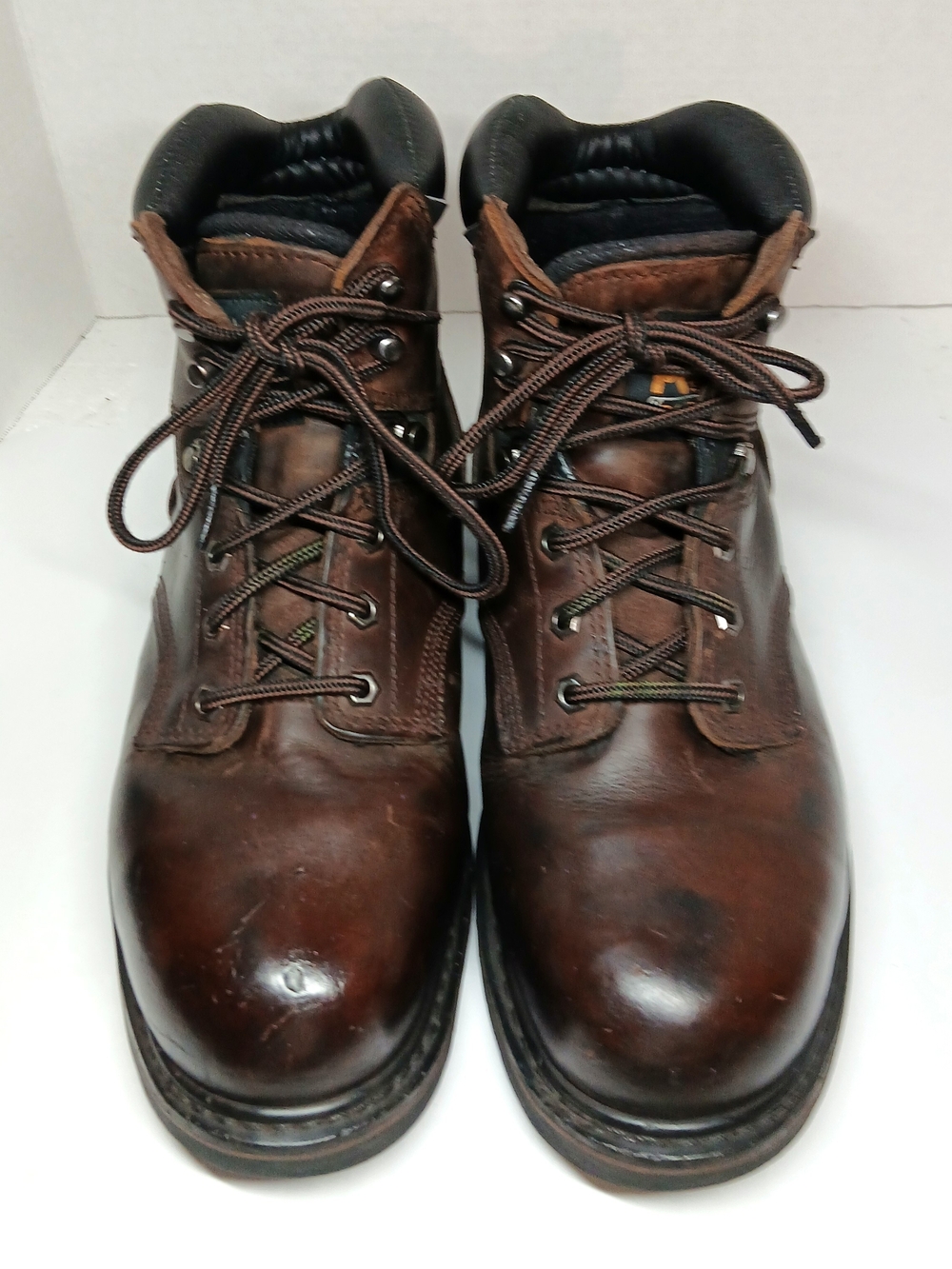 Timberland PRO Brown Mens Steel Toe Work Boots Size 11 M Leather ASTM F2413-11